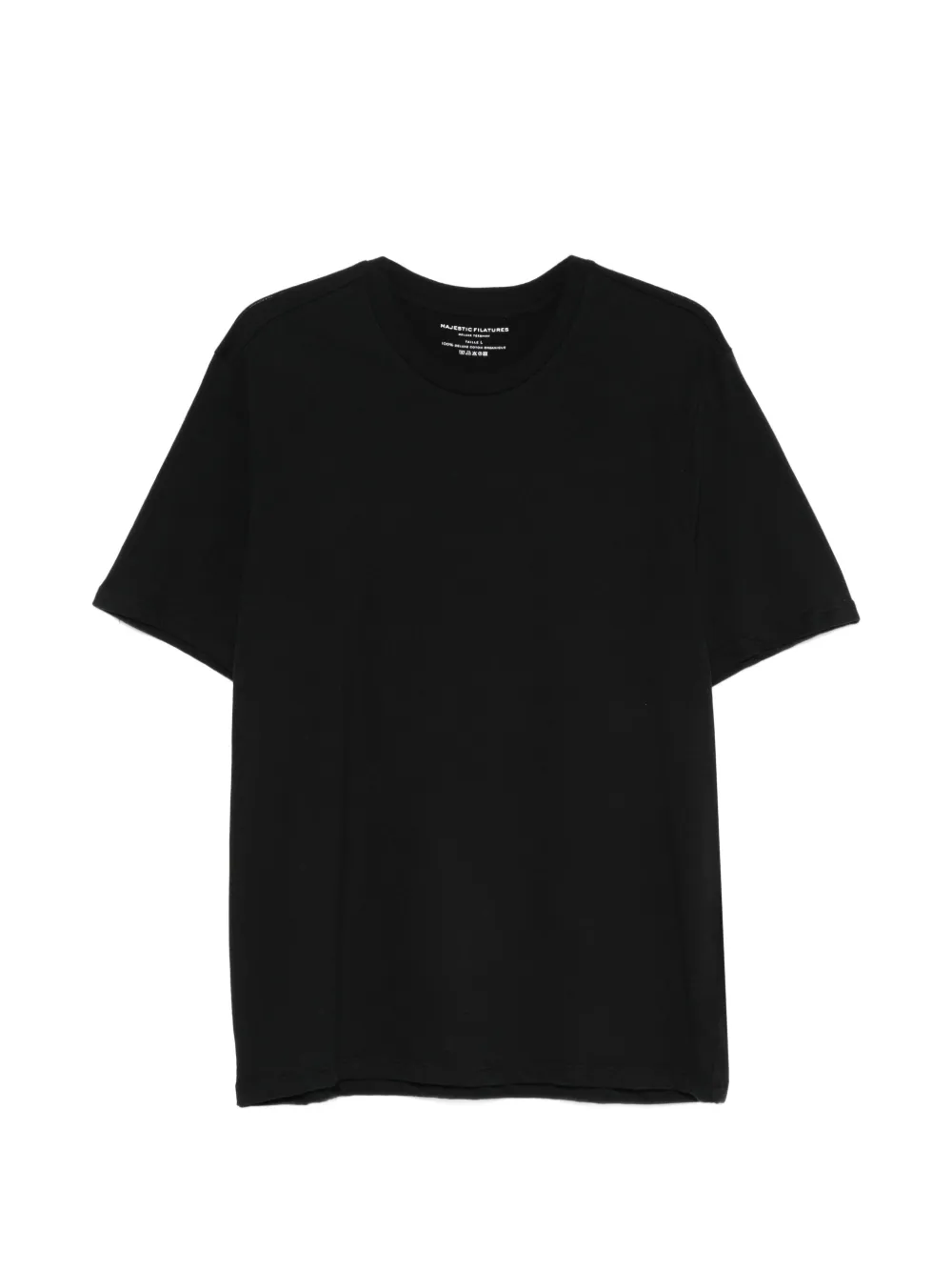 Majestic Filatures crew-neck T-shirt - Nero