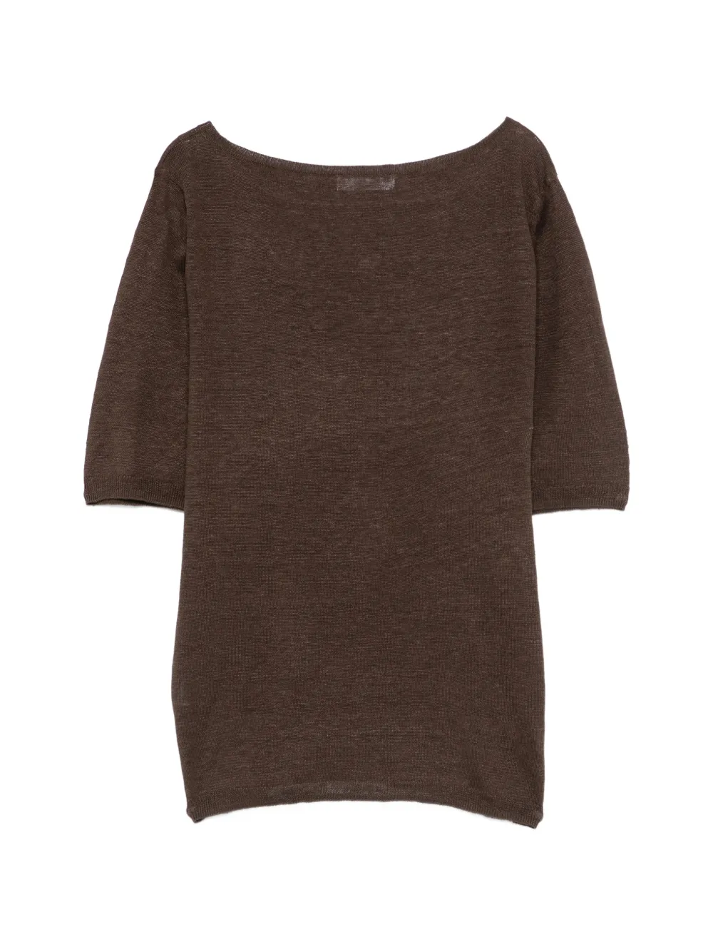  Majestic Filatures Linen T-shirt - Brown 