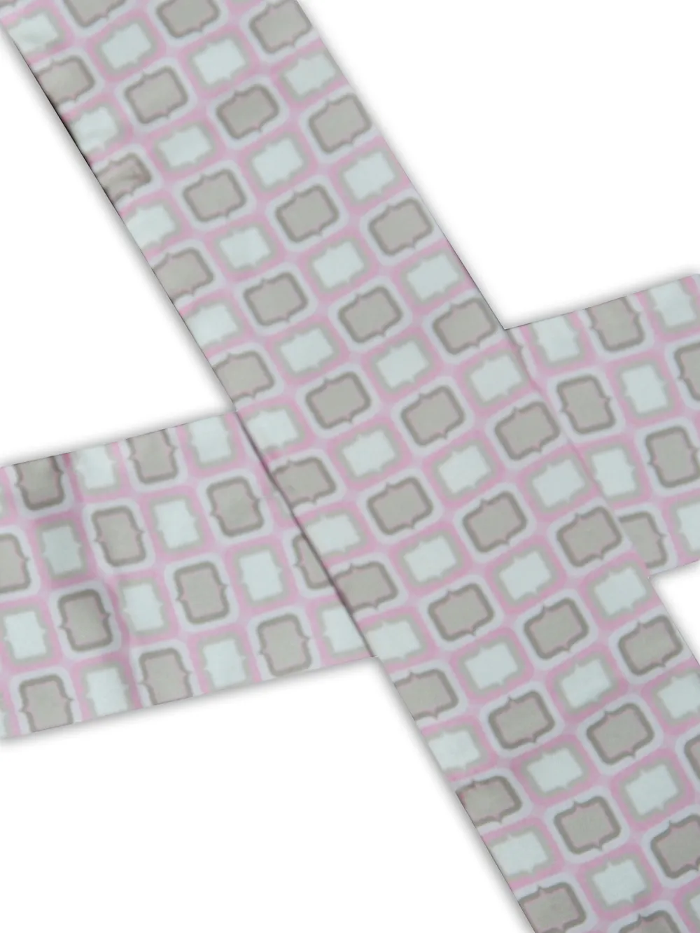 Tagliatore Sjaal met geometrische print Roze