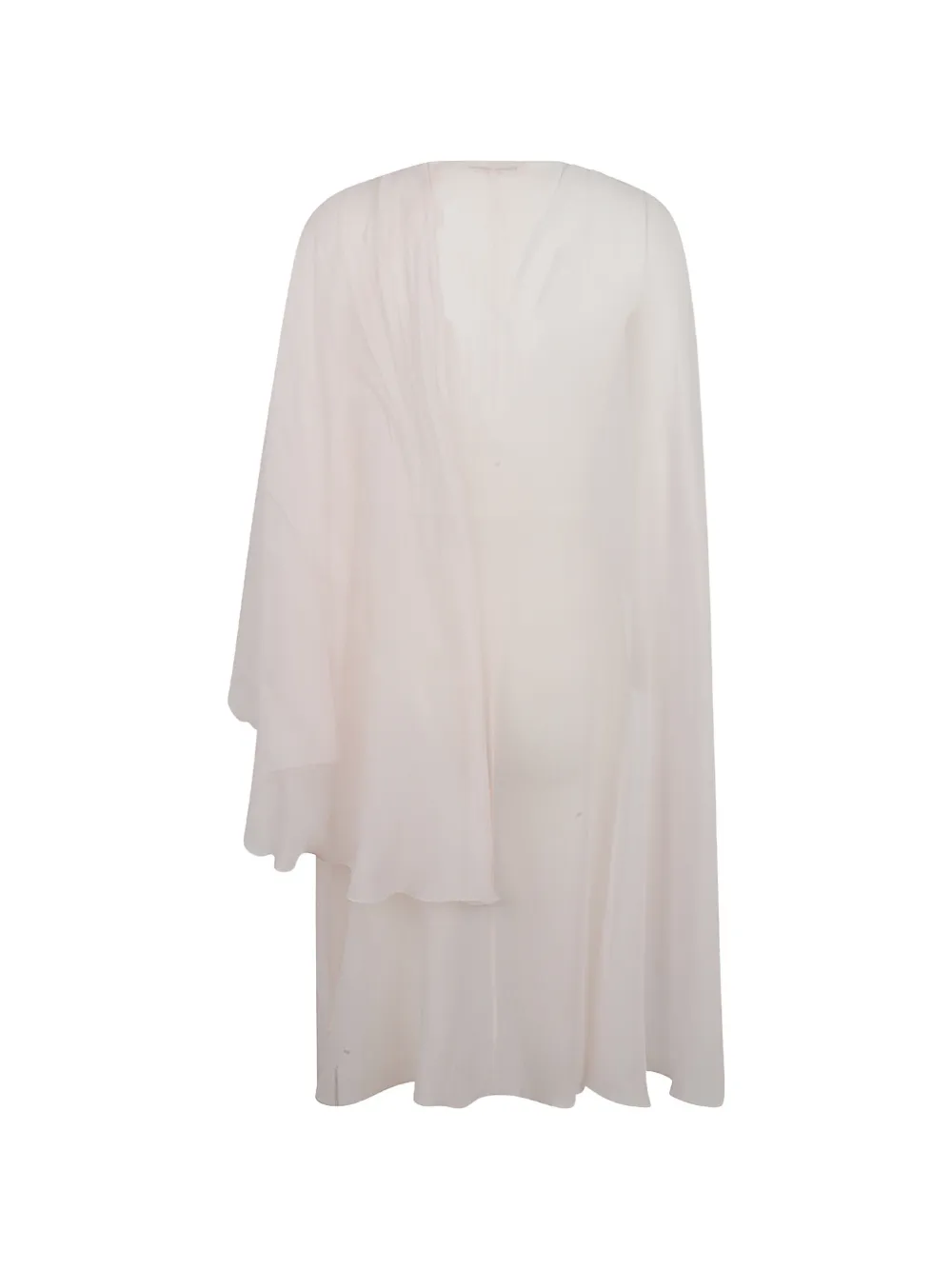 Ermanno Scervino Gedrapeerde cape Wit