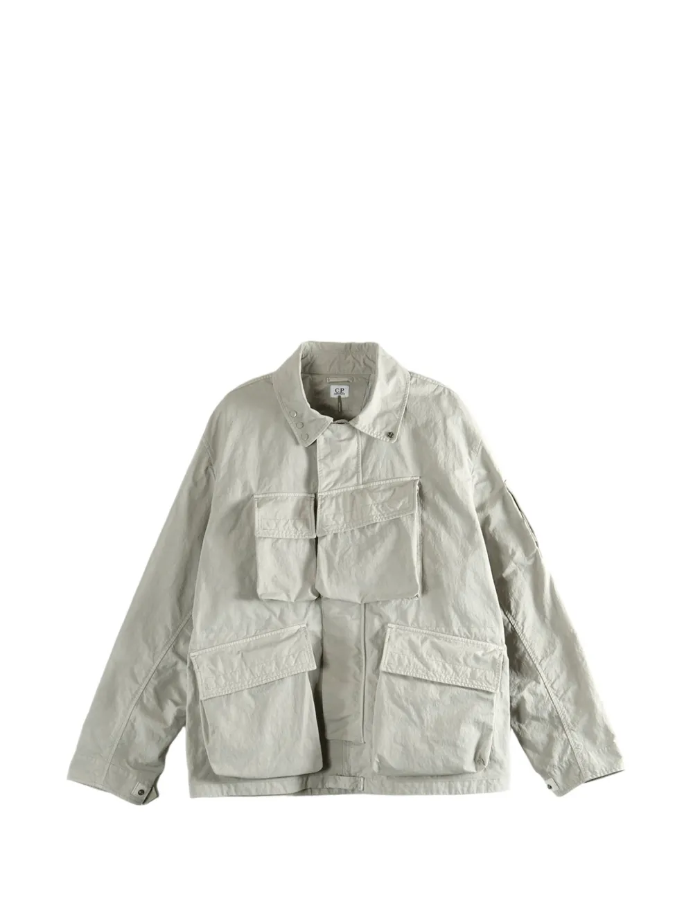 C.P. Company Lens-detail multi-pocket jacket - Toni neutri