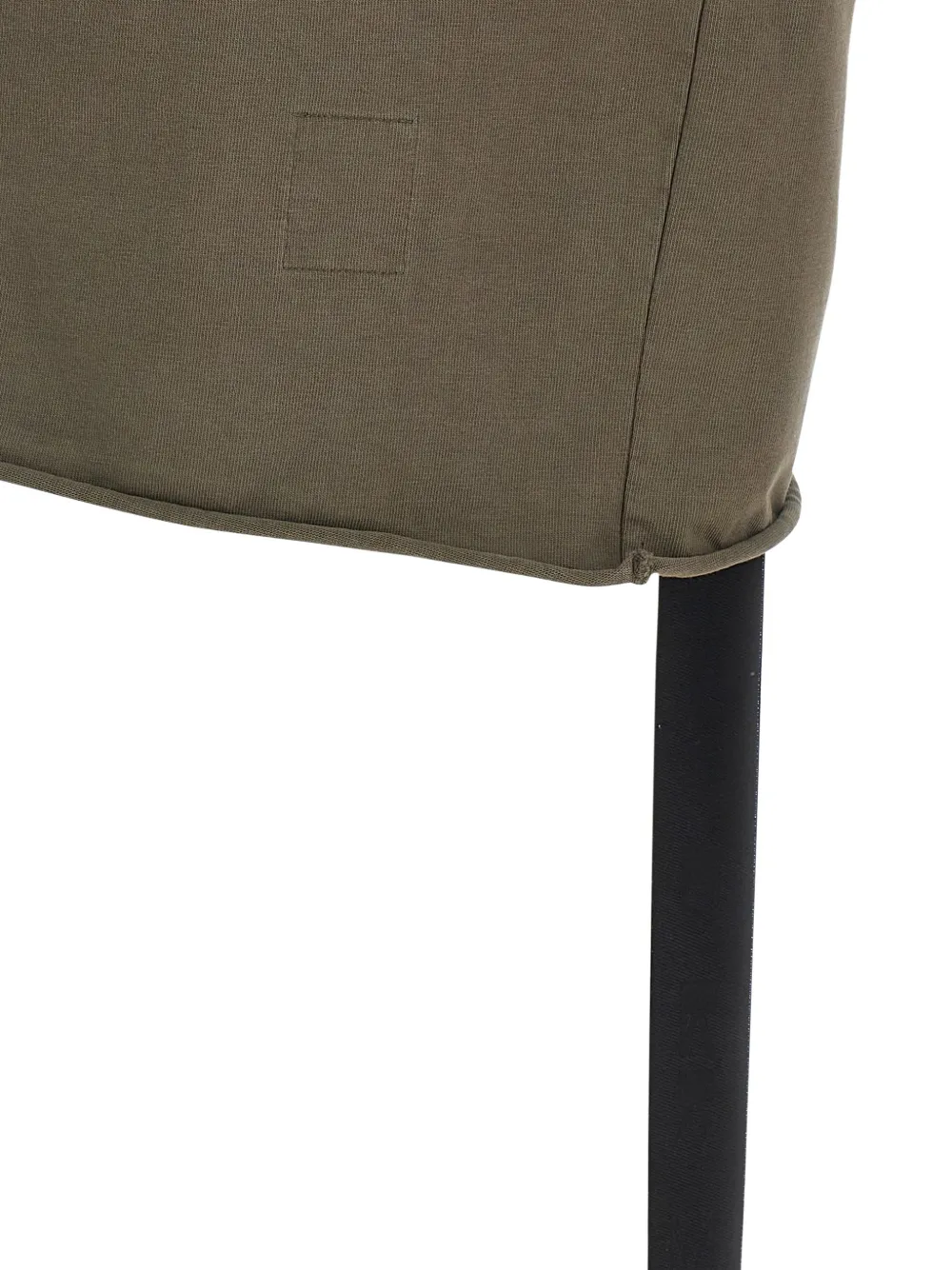 Rick Owens DRKSHDW Gerafelde top met capuchon Bruin