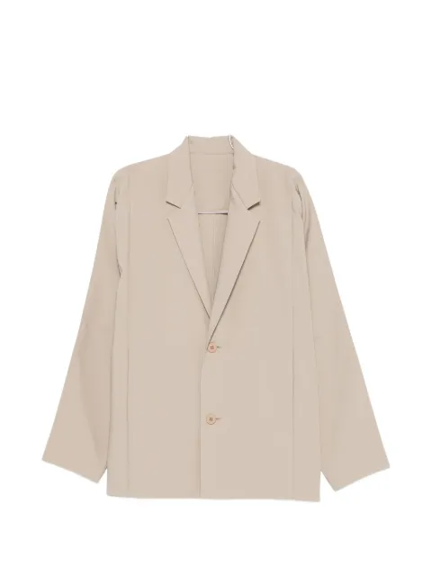Issey Miyake Men notched-lapel single-breasted relaxed-fit blazer