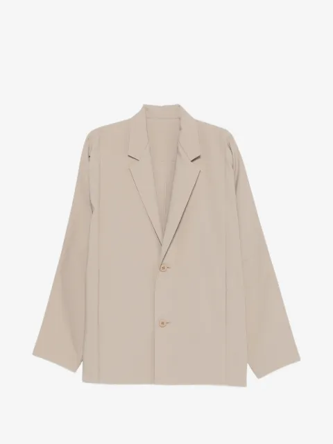 Issey Miyake Men notched-lapel single-breasted relaxed-fit blazer