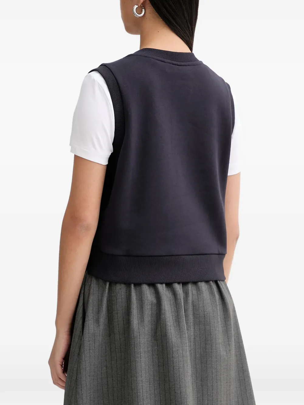 Marc O'Polo V-neck vest Blauw