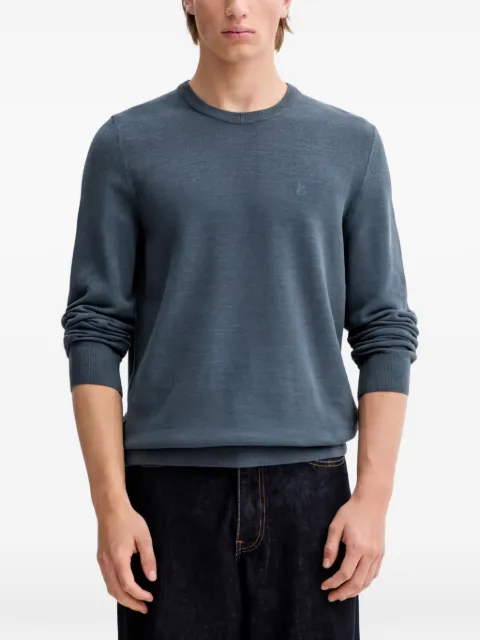 Marc O'Polo embroidered crewneck knitwear