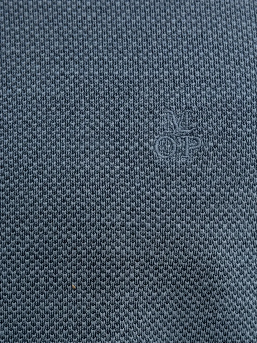 Marc O'Polo Sweater met borduurwerk en ronde hals Blauw