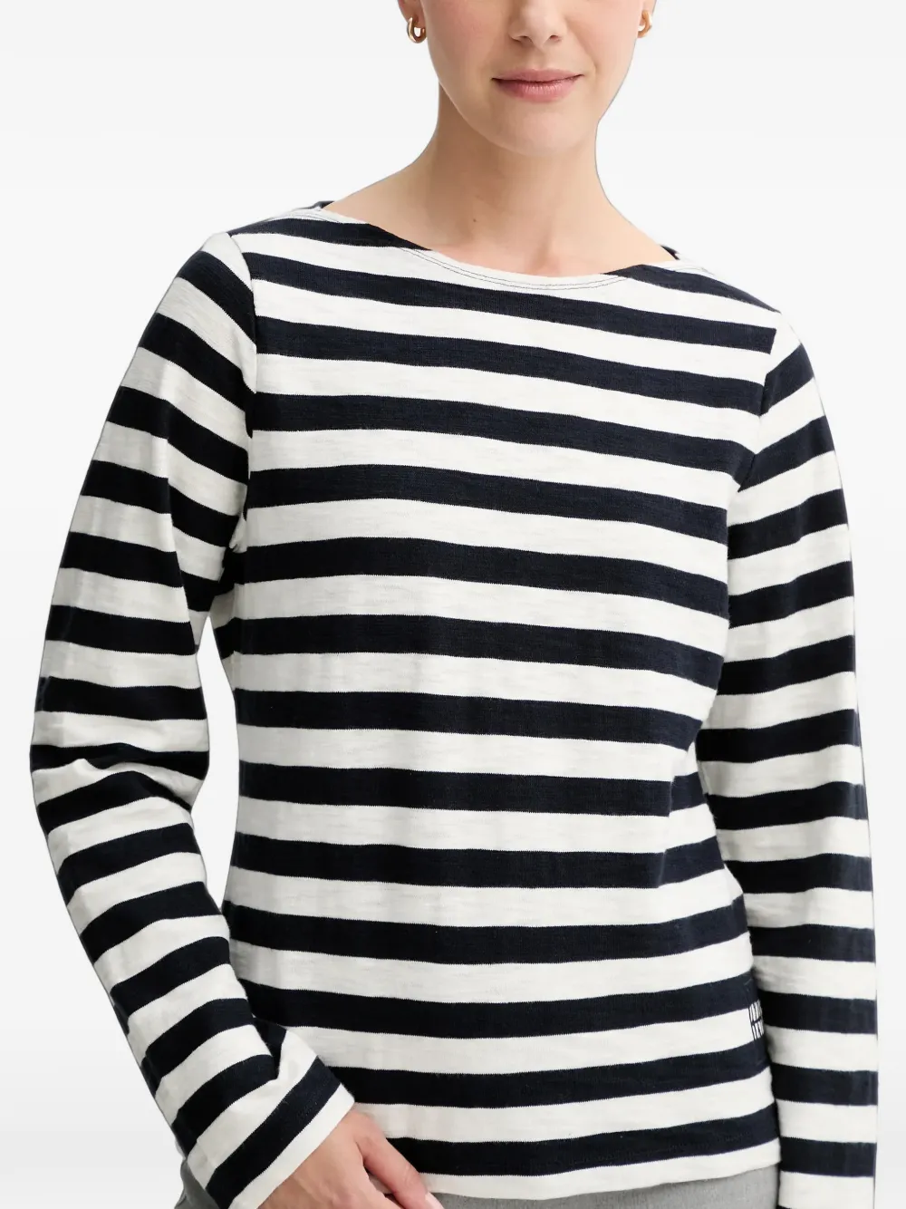 Marc O'Polo Gestreept T-shirt Wit