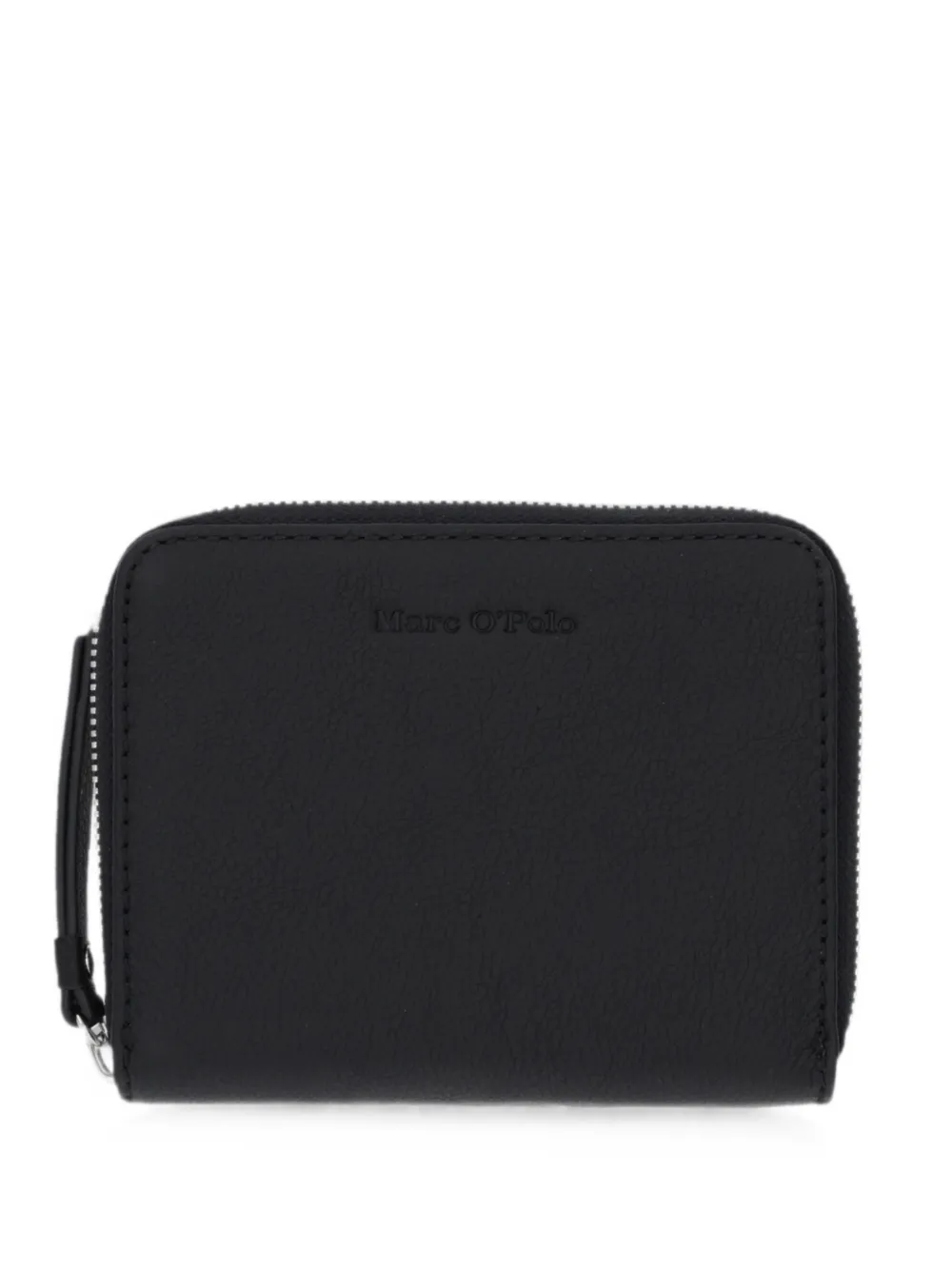 Marc O'Polo medium logo-debossed zip wallet - Nero