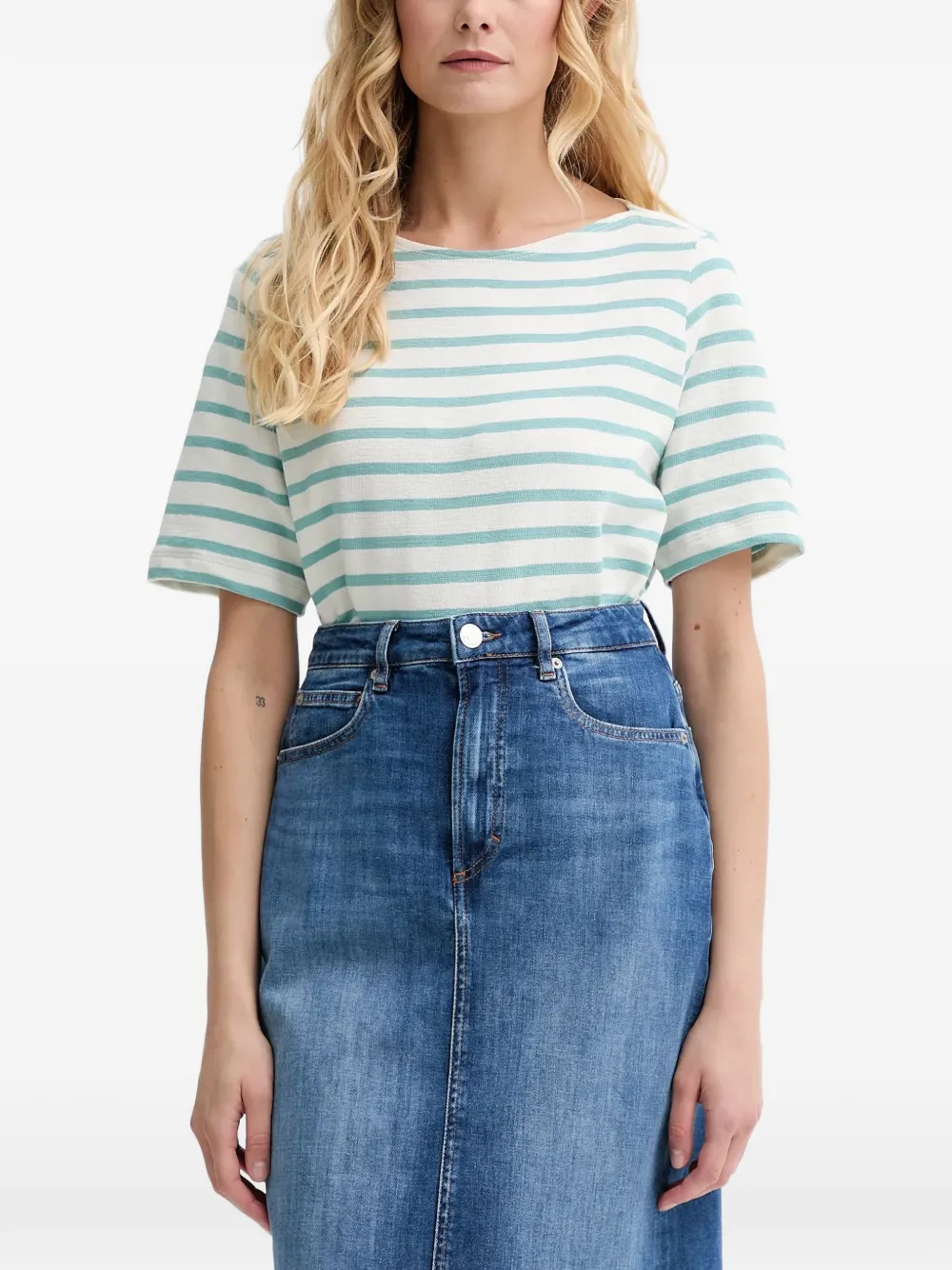 Marc O'Polo striped short-sleeved T-shirt