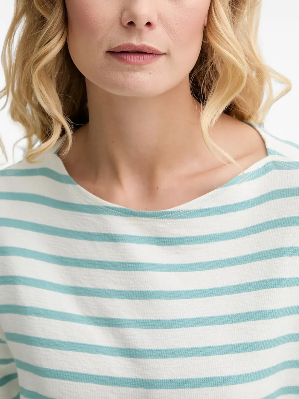 Marc O'Polo Gestreept T-shirt Wit