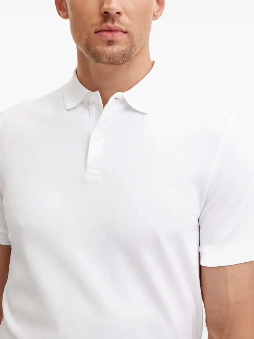 Marc O'Polo Poloshirt met korte mouwen Wit