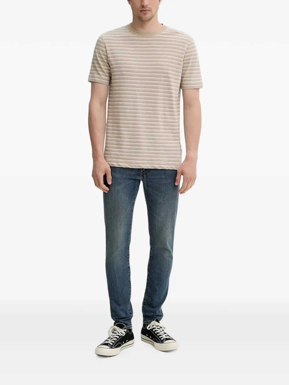 Marc O'Polo striped T-shirt Beige