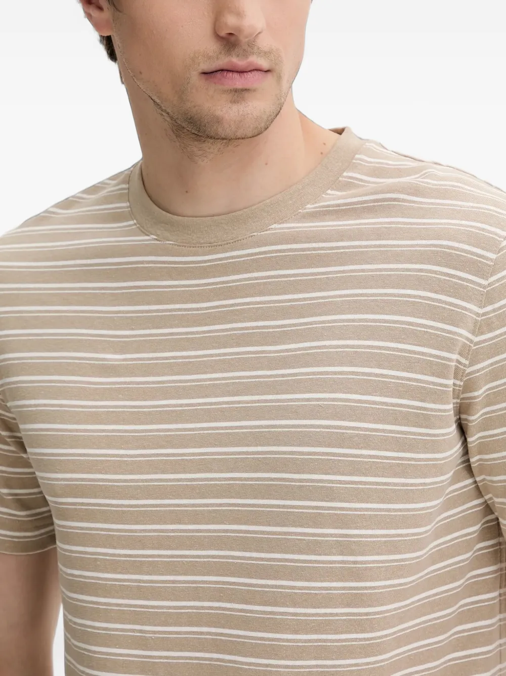 Marc O'Polo striped T-shirt Beige