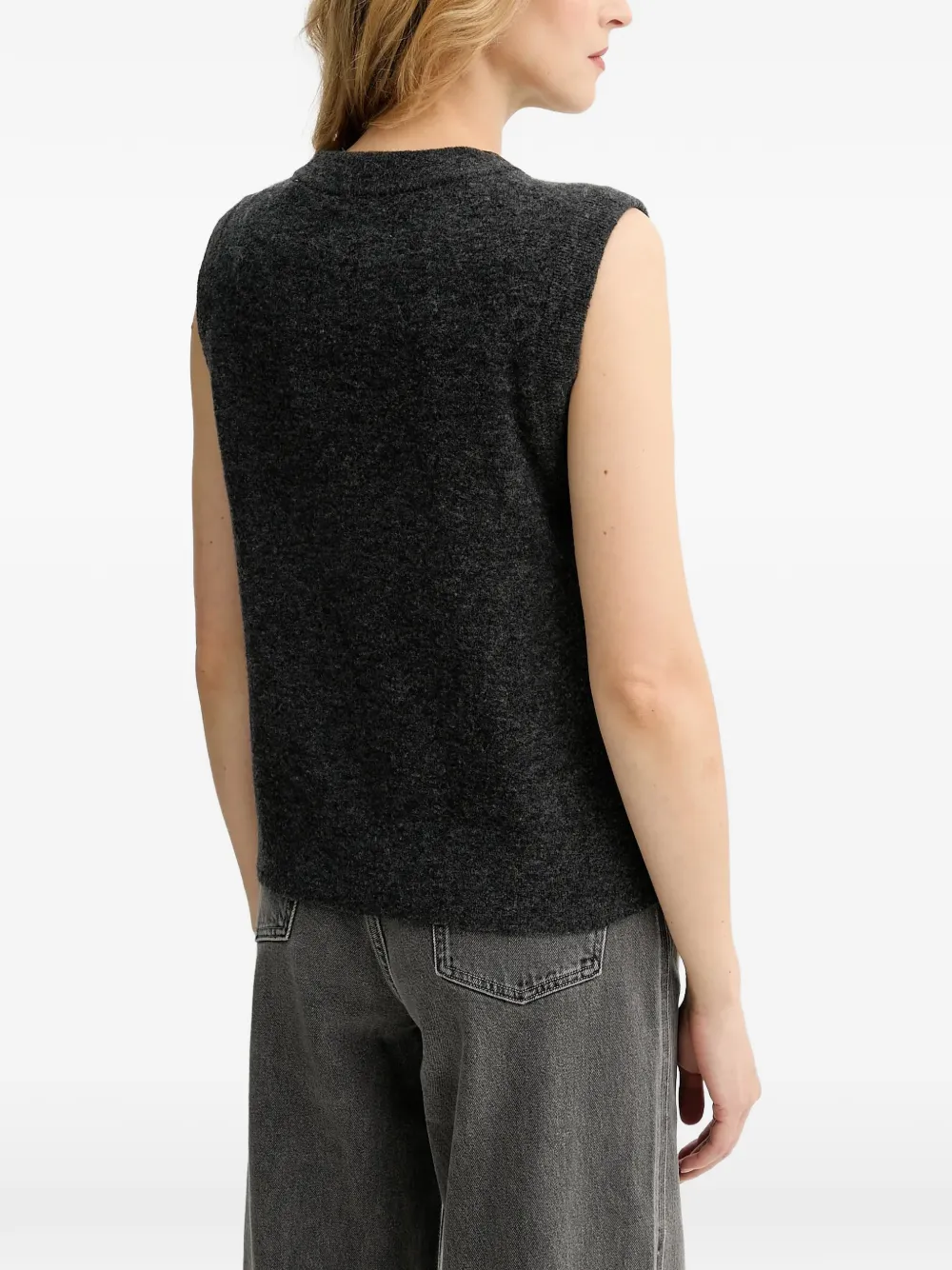 Marc O'Polo crew-neck vest Grijs