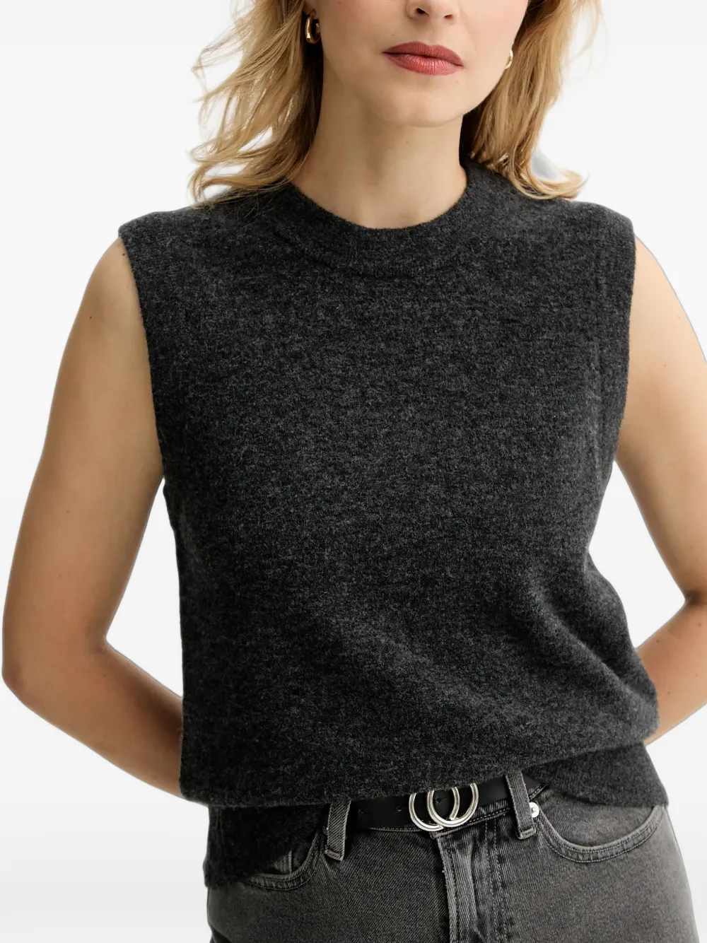 Marc O'Polo crew-neck vest Grijs