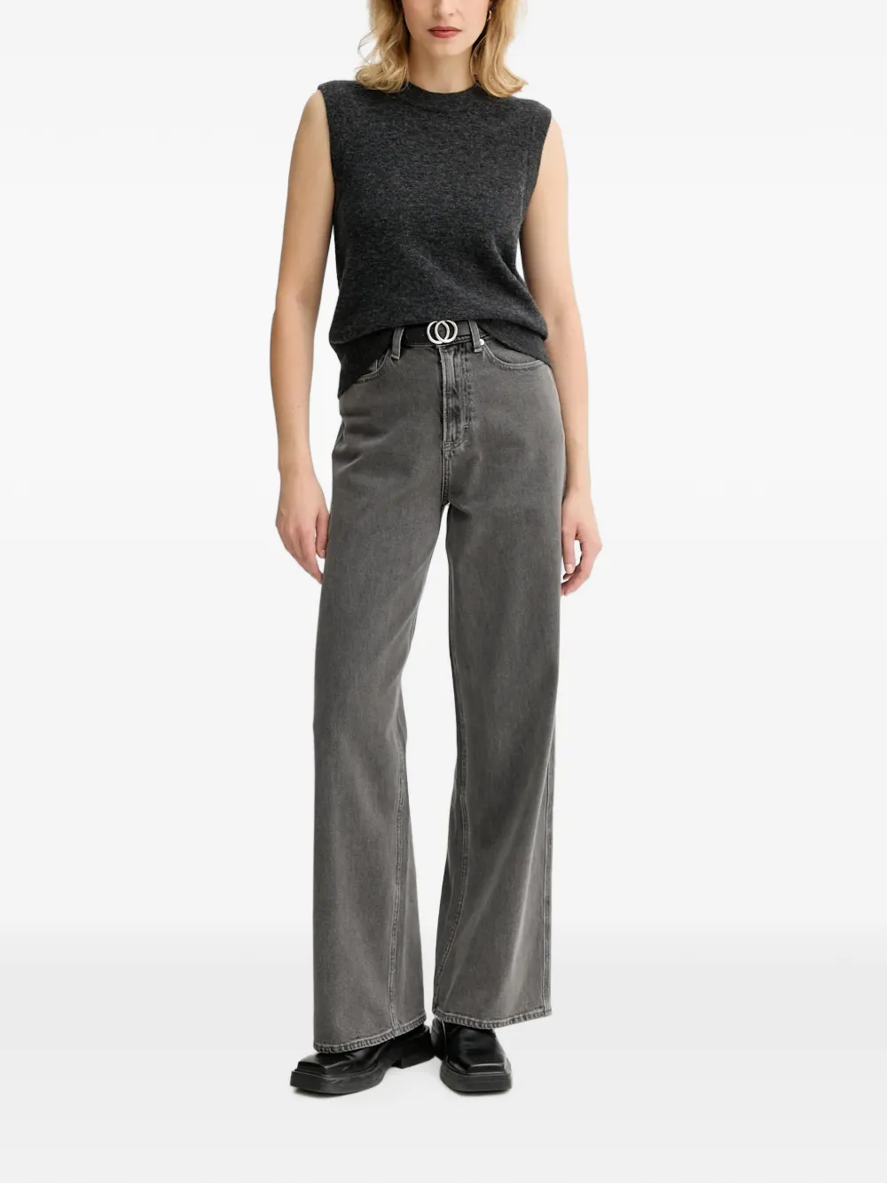 Marc O'Polo crew-neck vest Grijs