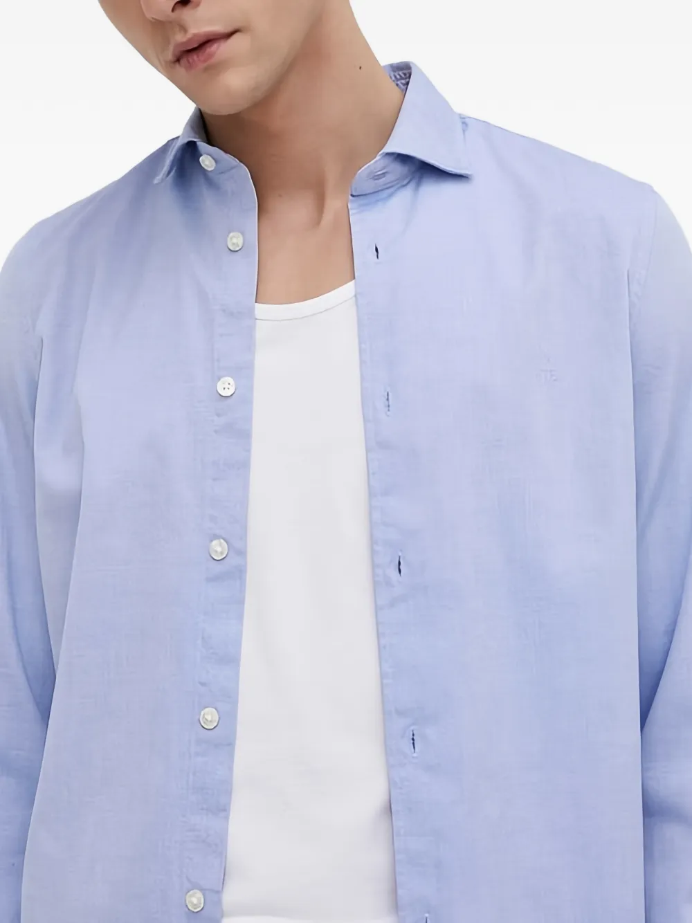 Marc O'Polo Overhemd met logo Blauw