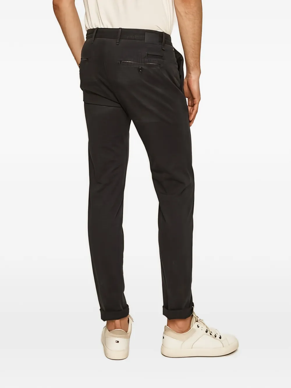 Marc O'Polo Broek met logo-label Zwart