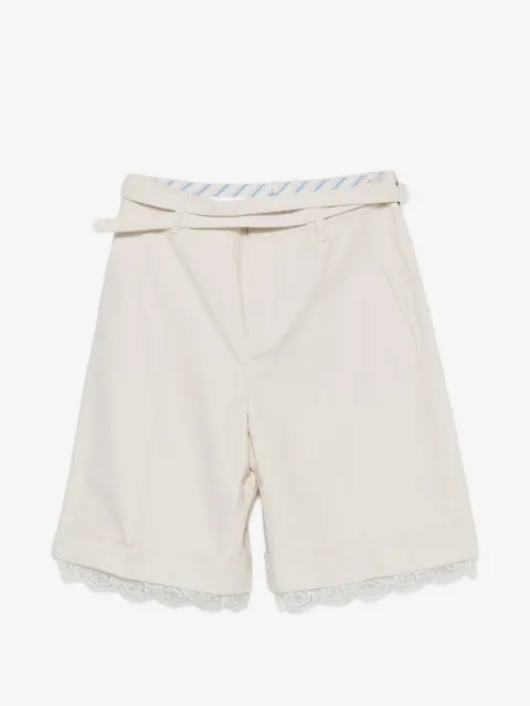 Vivetta belted lace shorts
