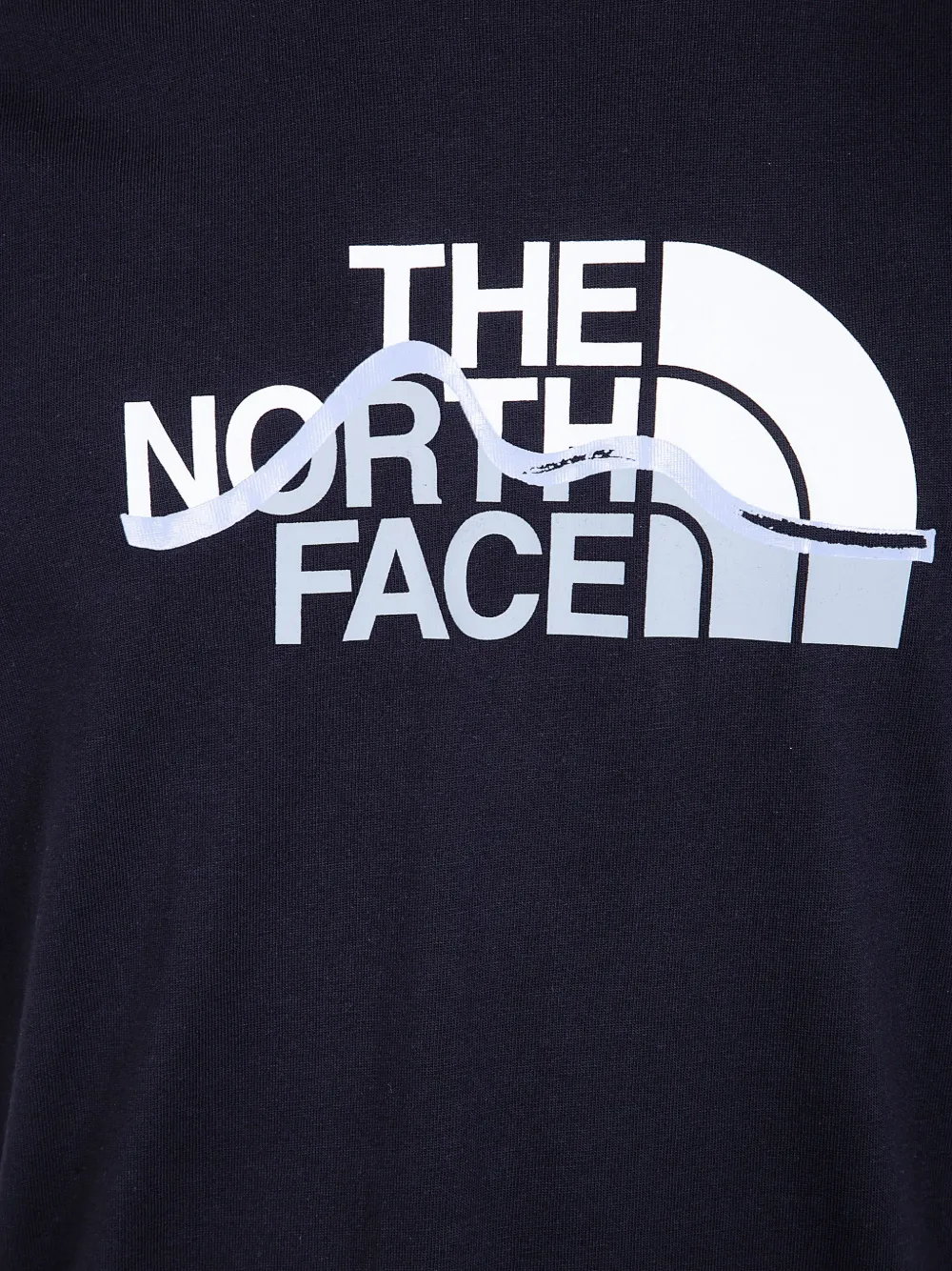 The North Face T-shirt met logoprint Blauw