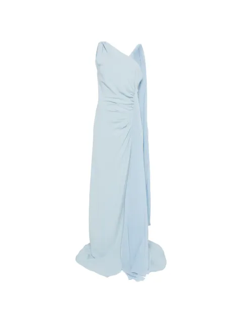 DE SANTIS gathered one-shoulder dress