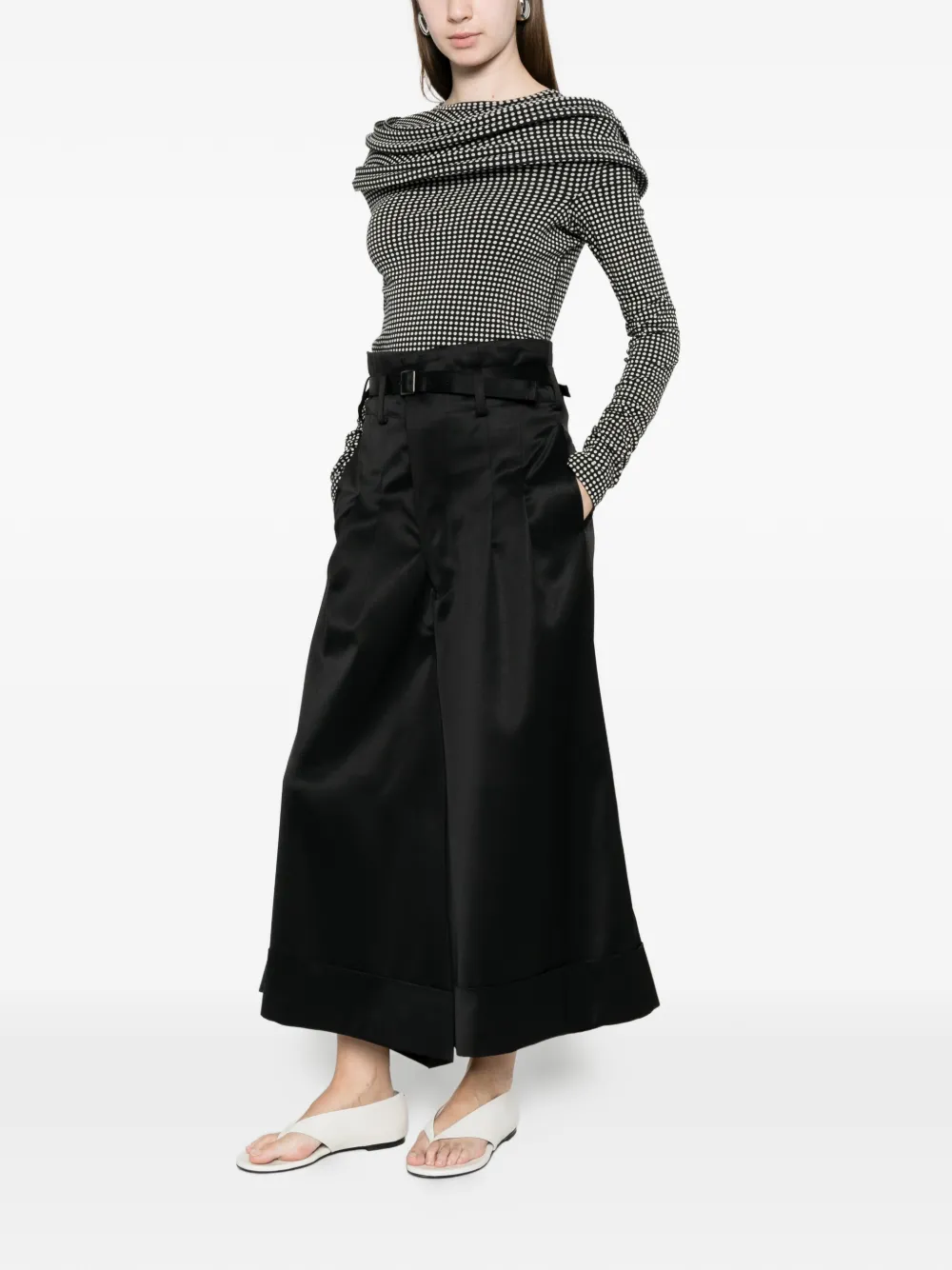  Junya Watanabe Top Disc - Negro 