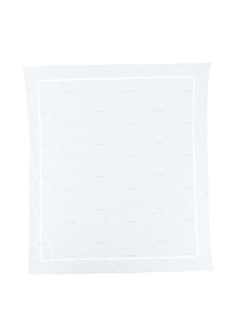 Emporio Armani Kids patterned blanket - Blu