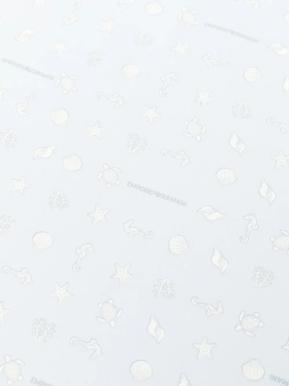 Emporio Armani Kids Deken met patroon Blauw