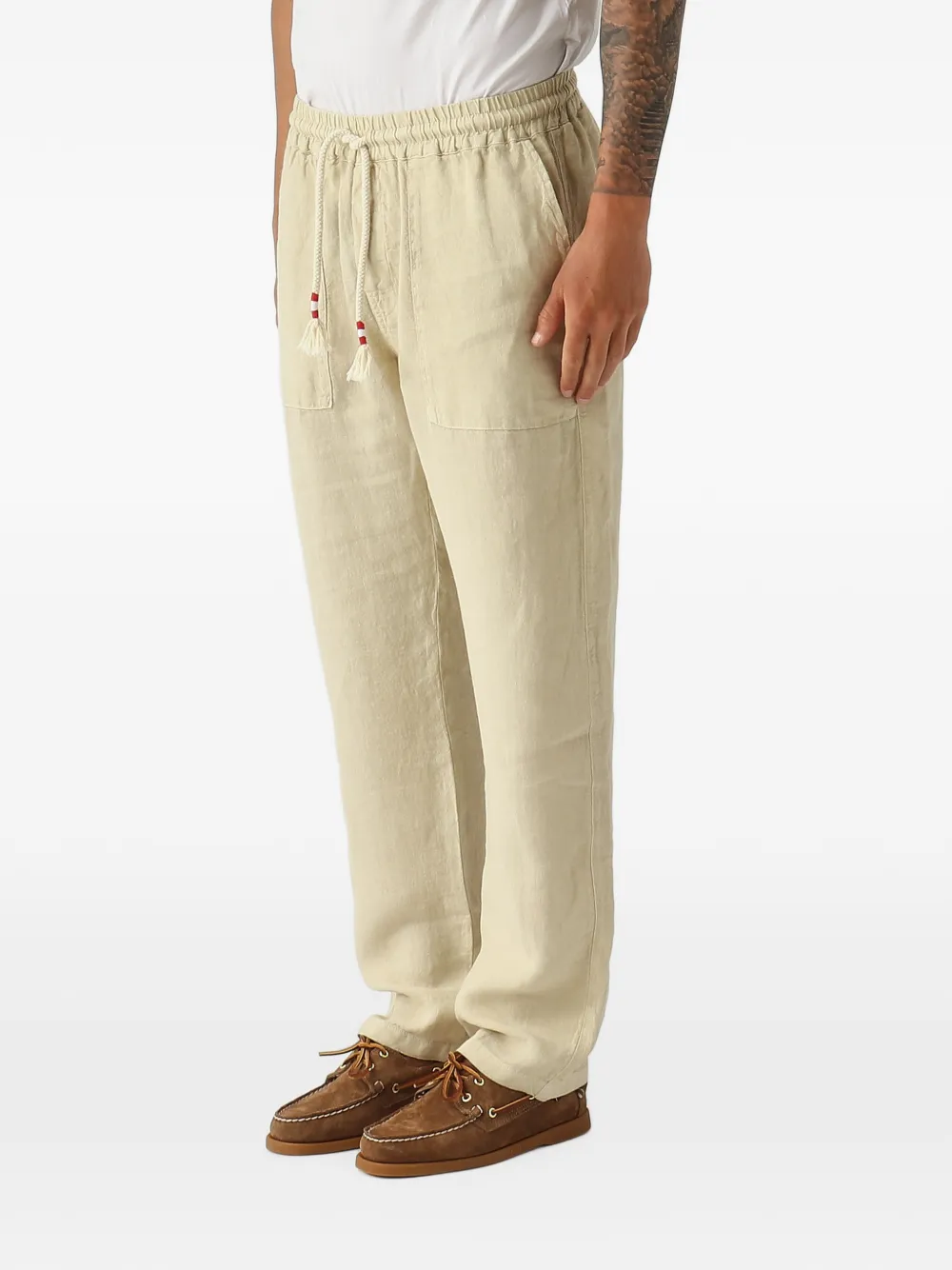 MC2 Saint Barth Calais broek met trekkoord Beige