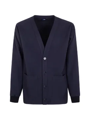 Jil Sander Vネック カーディガン | ブルー | FARFETCH JP