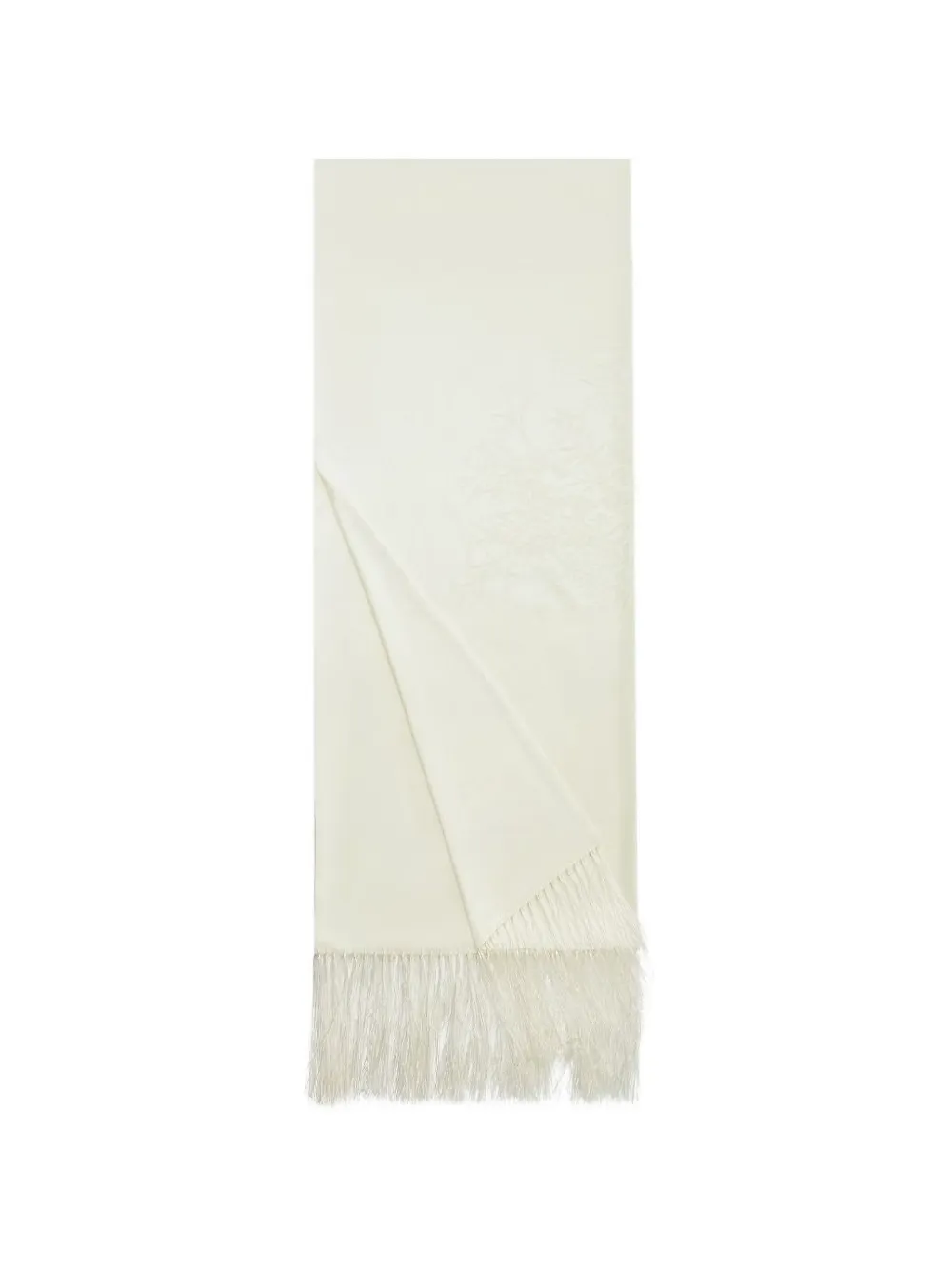 Shanghai Tang Tang fringed scarf - Toni neutri