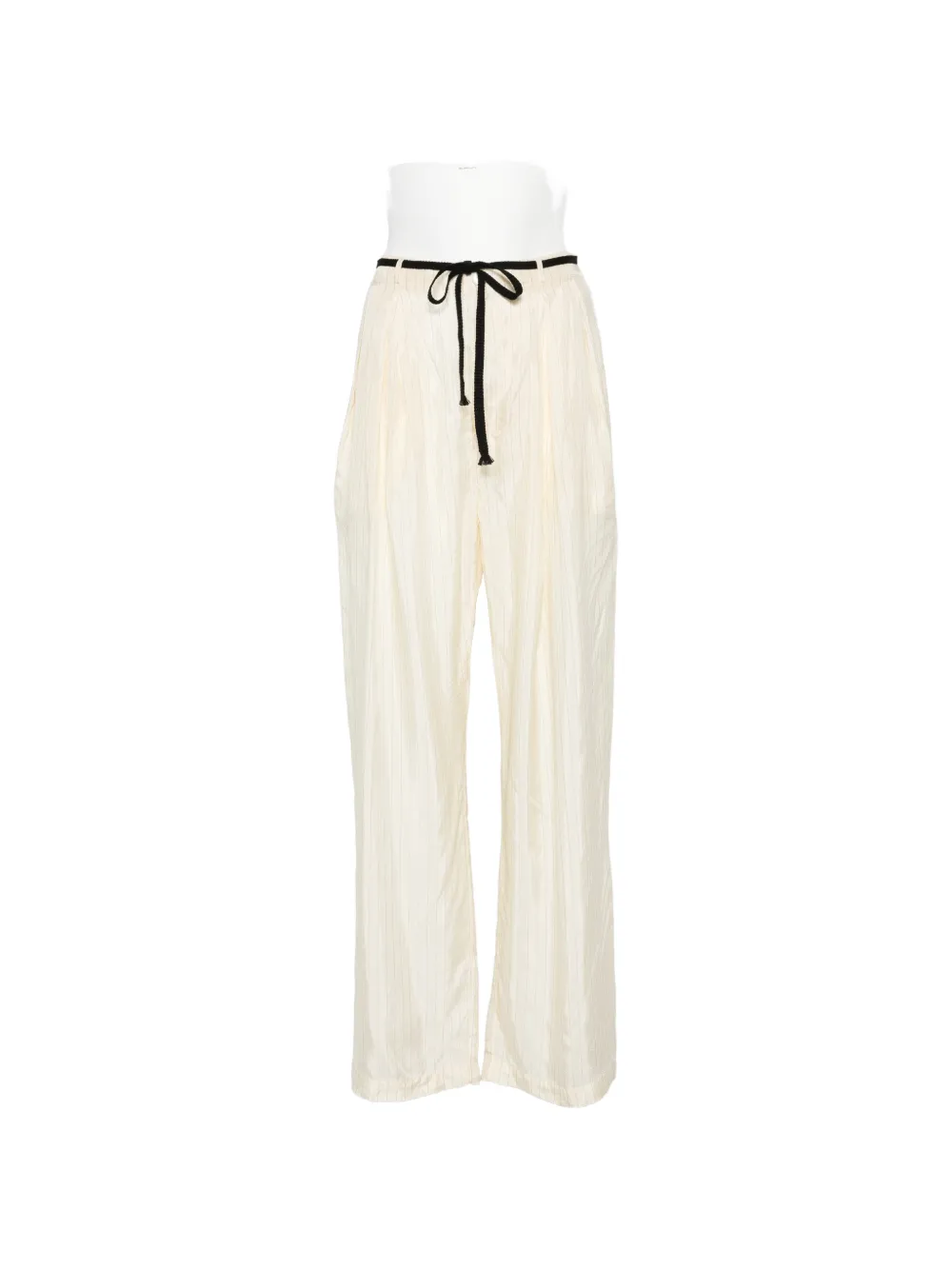 Barena Pestrin Sbrissa striped tie-waist trousers - Giallo