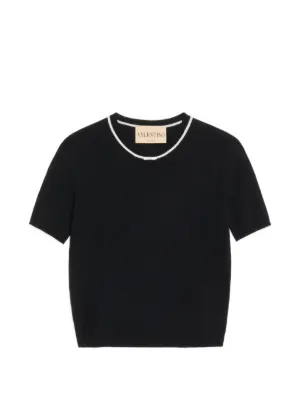 Valentino Garavani Knit Top | Black | FARFETCH IL