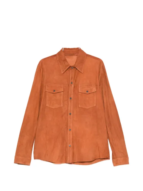 Salvatore Santoro buttoned suede shirt jacket