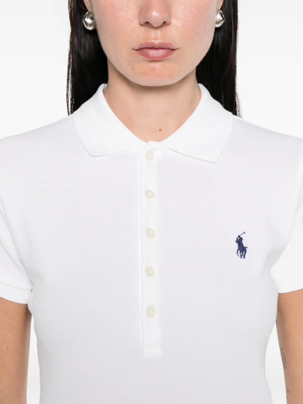 Polo Ralph Lauren Polotop met geborduurd logo Beige
