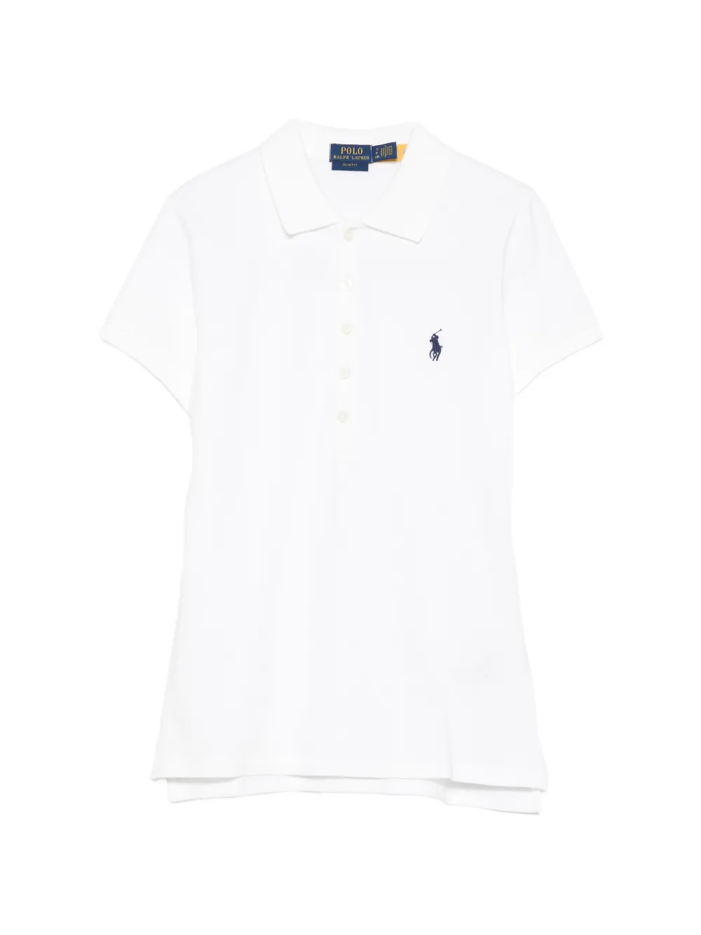 Polo Ralph Lauren logo-embroidered polo top - Toni neutri