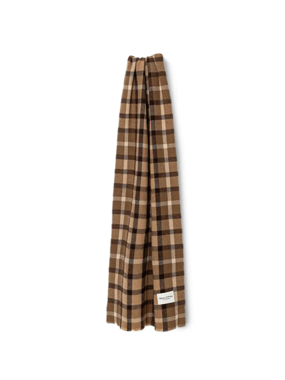 Marc O'Polo checked scarf - Marrone