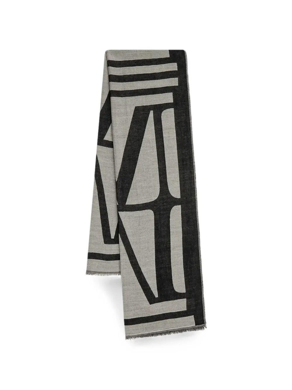 Marc O'Polo geometric-pattern scarf - Grigio