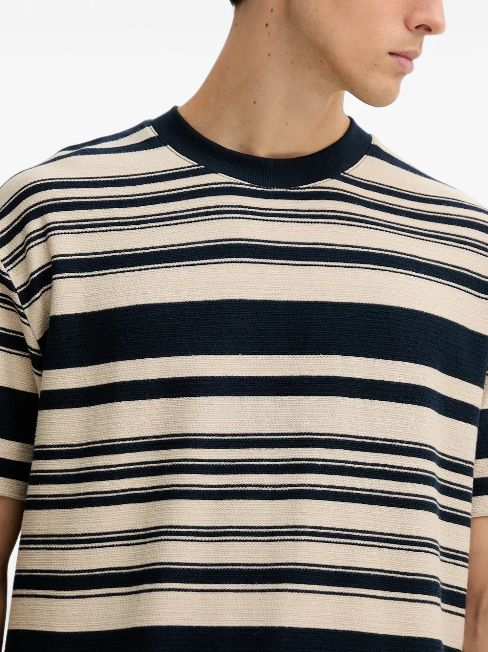 Marc O'Polo Gestreept T-shirt Beige