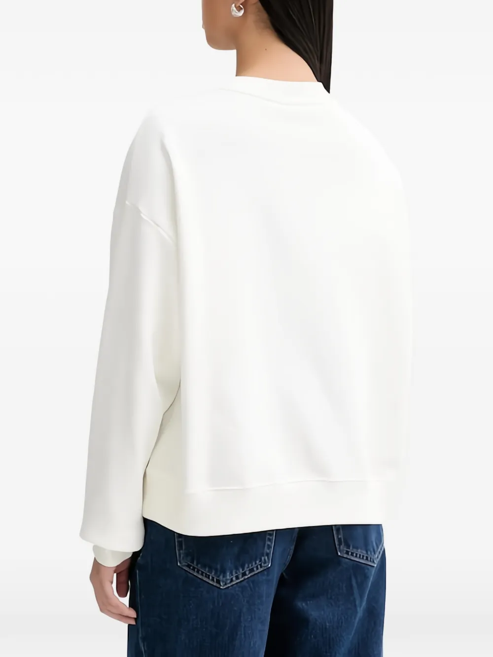 Marc O'Polo Sweater met print Wit