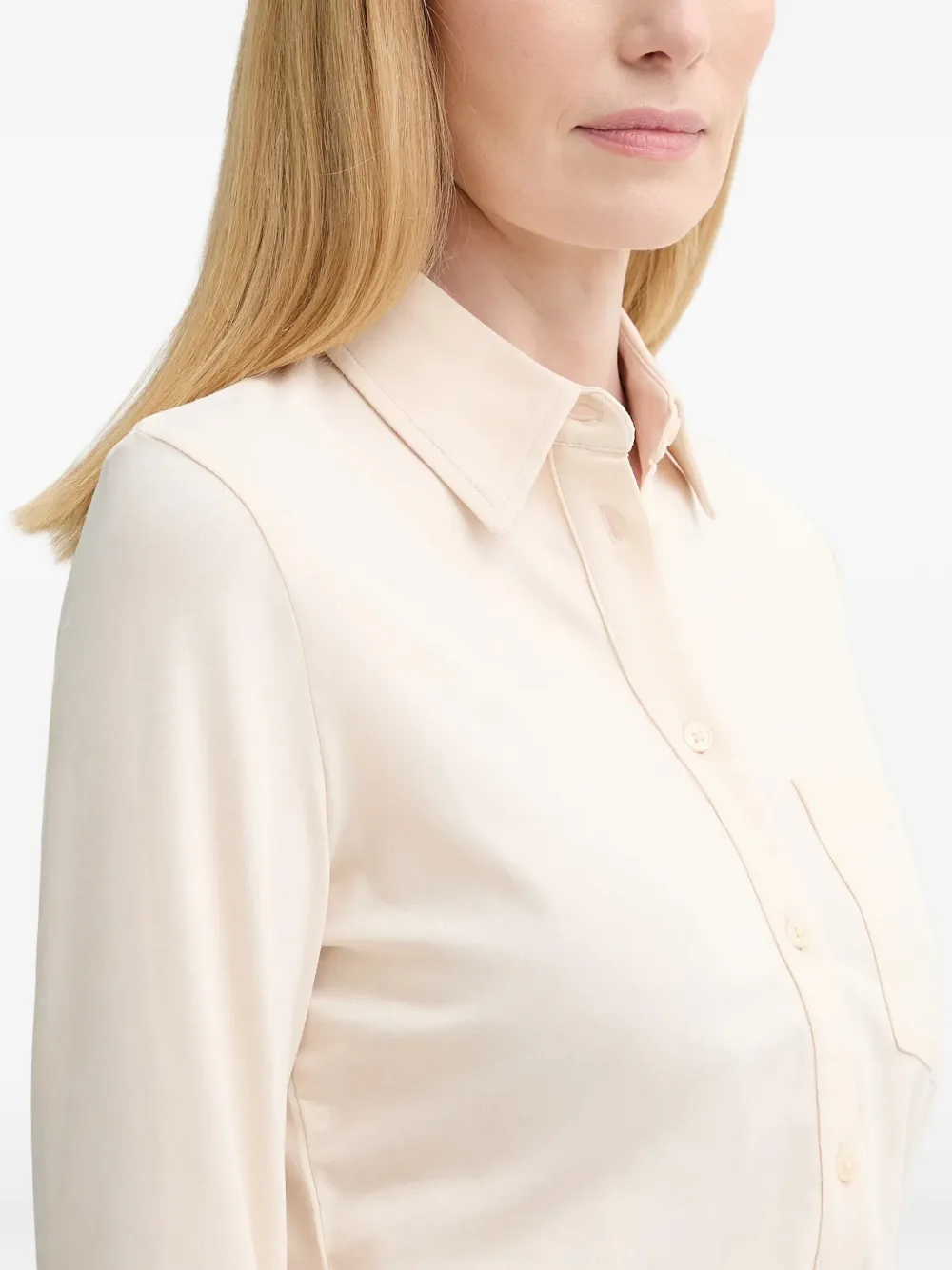 Marc O'Polo Overhemd met lange mouwen Beige