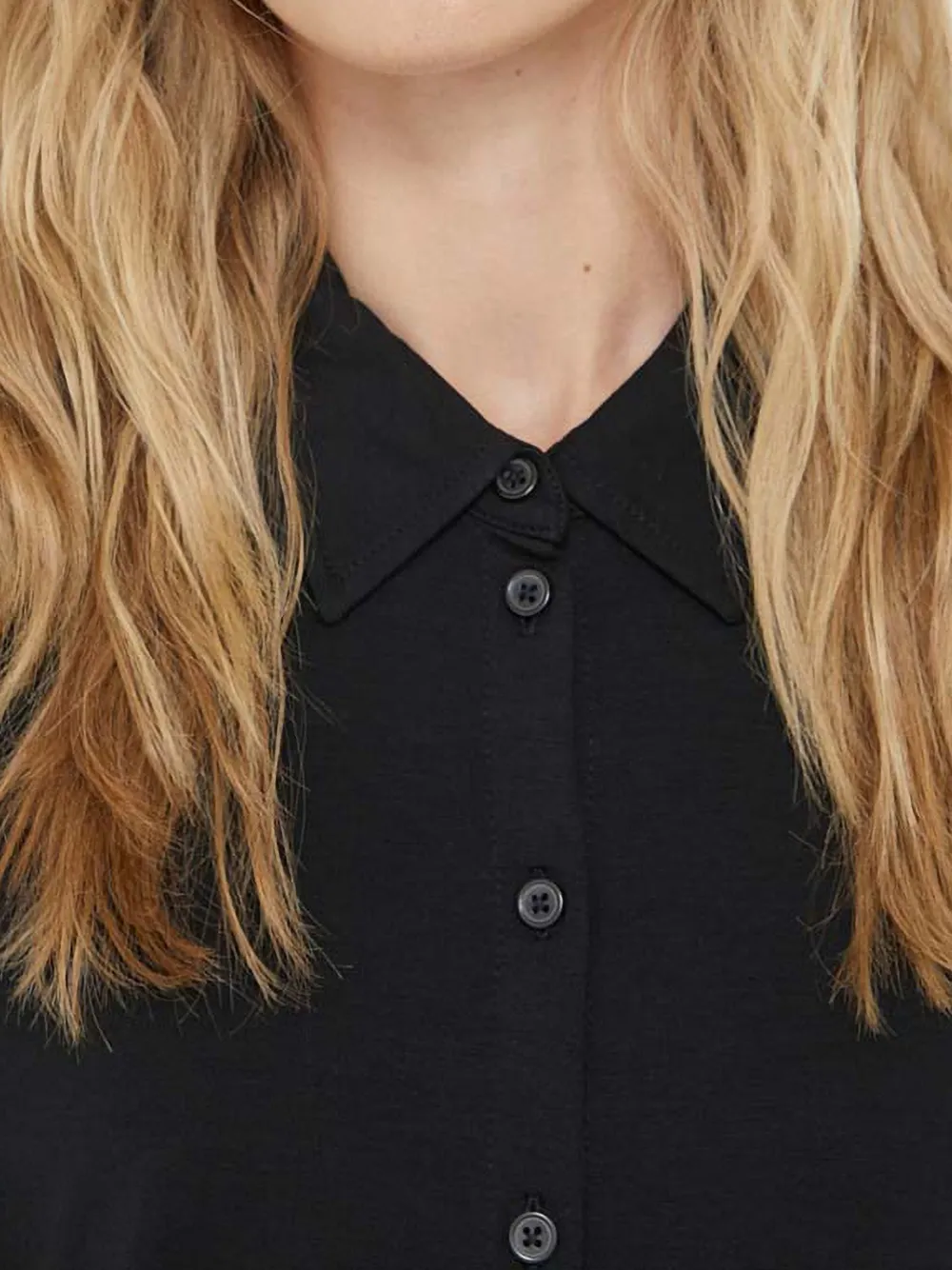 Marc O'Polo Button-down blouse Zwart