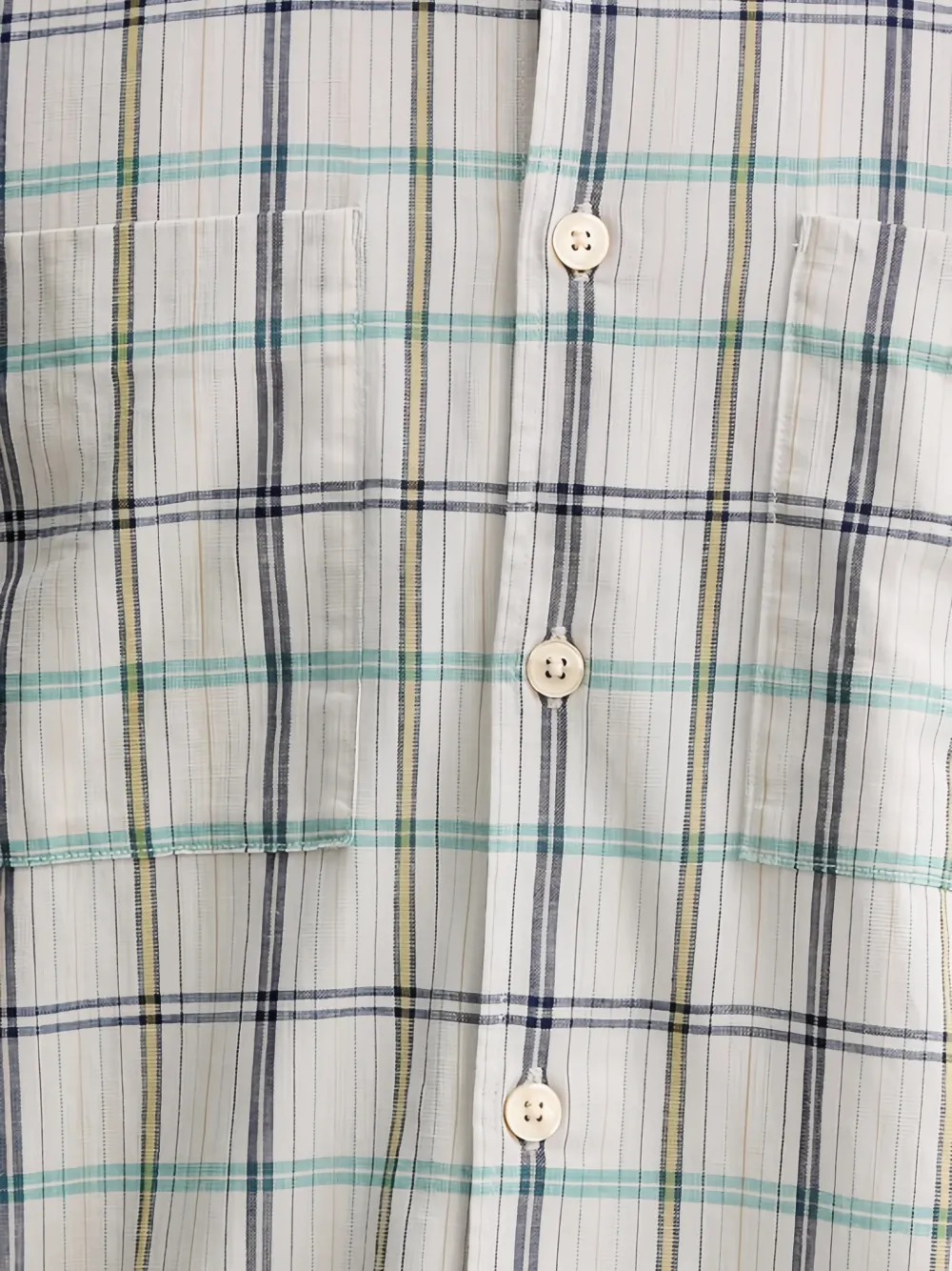 Marc O'Polo Geruit overhemd Beige