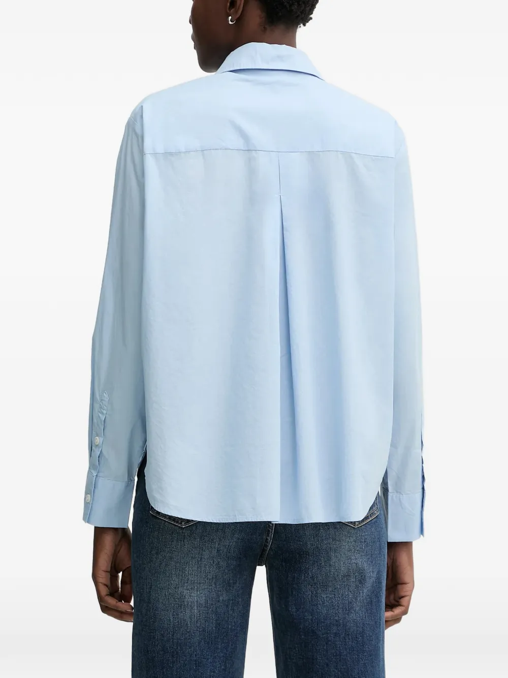 Marc O'Polo Blouse met borstzak Blauw