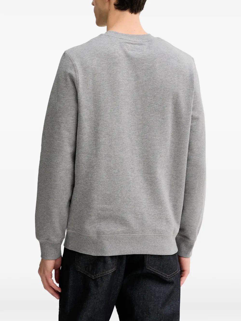 Marc O'Polo Sweater met logopatch Grijs