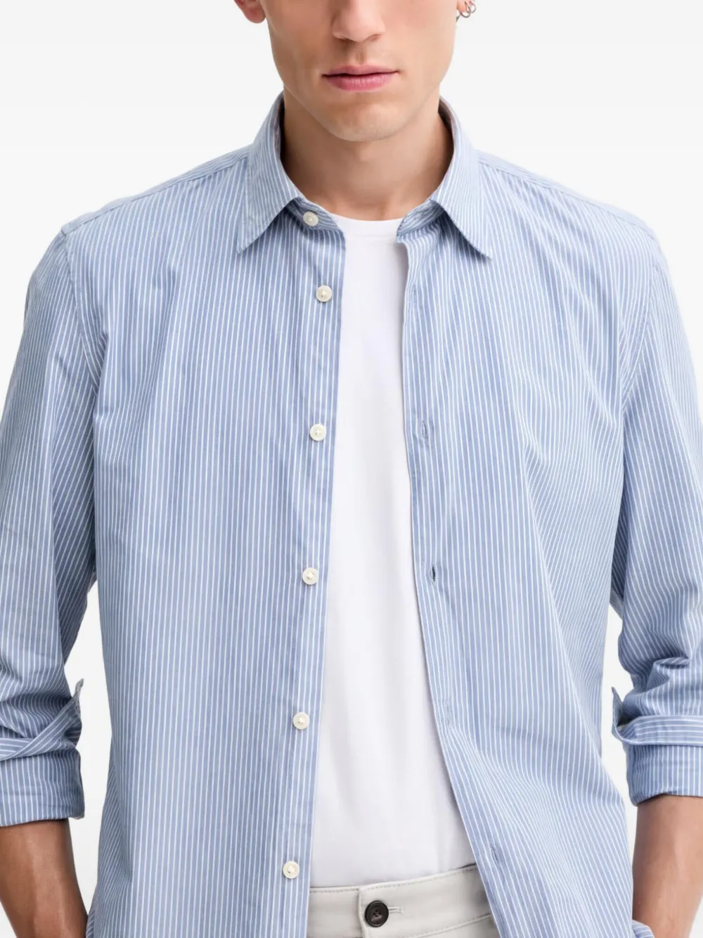 Marc O'Polo Gestreept overhemd Blauw
