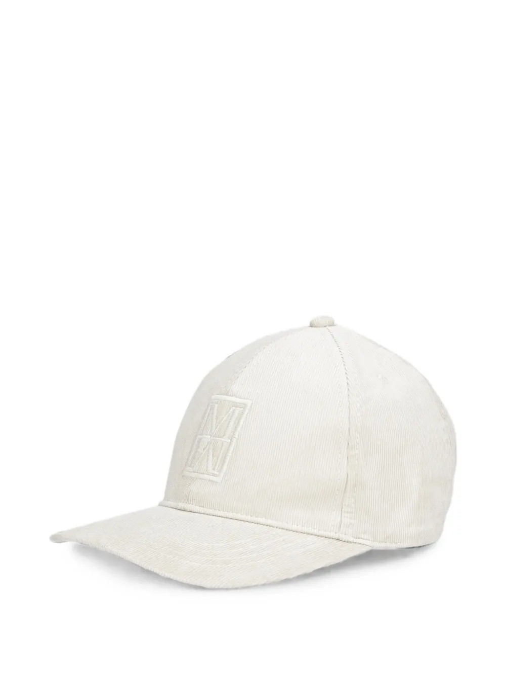 Marc O'Polo Cappello da baseball a coste con applicazione logo - Toni neutri