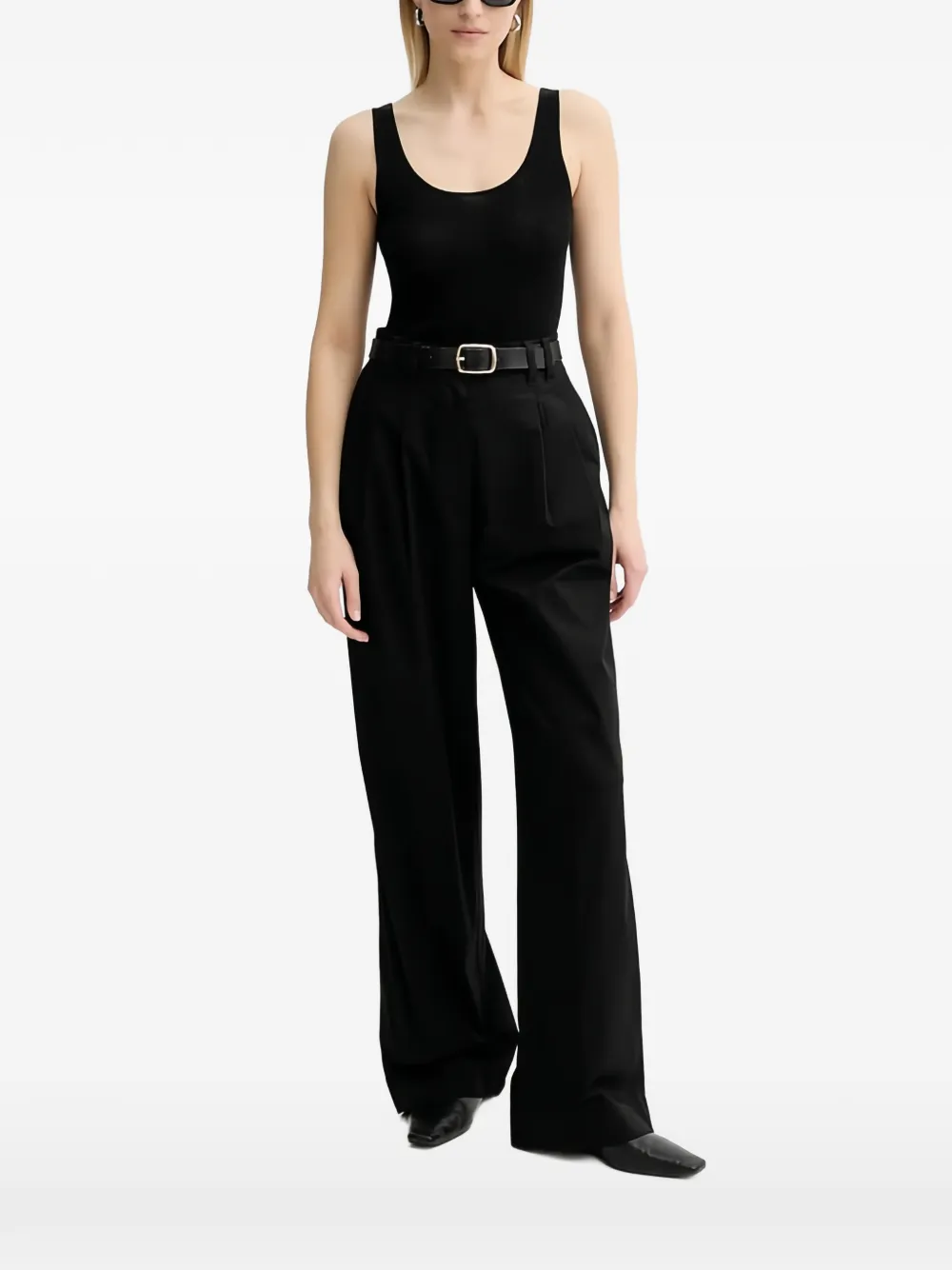 Marc O'Polo scoop-neck top - Nero