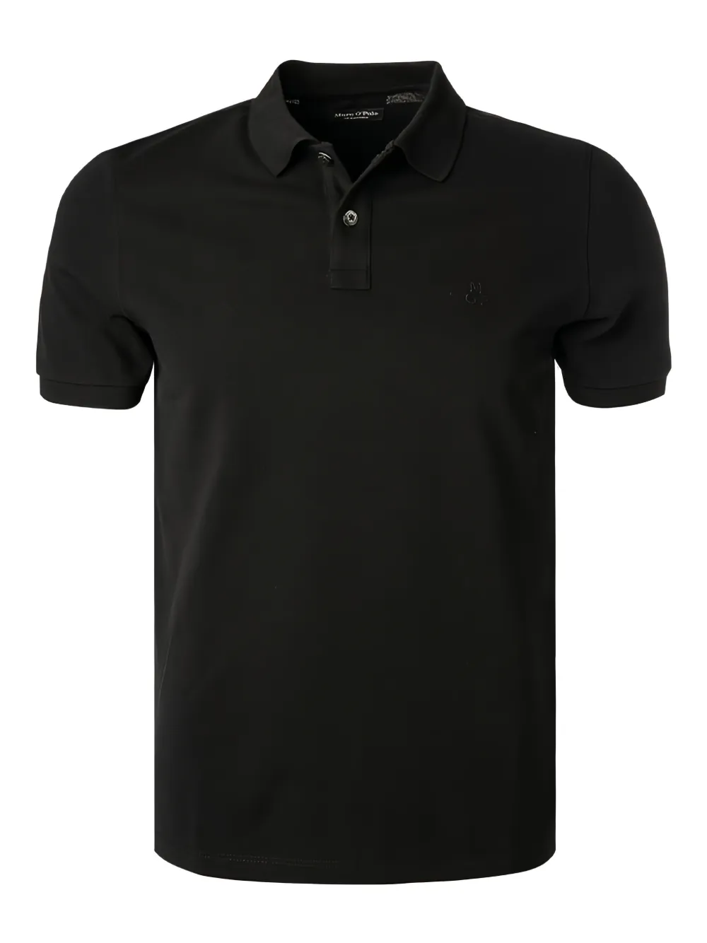 Marc O'Polo Poloshirt met knopen Zwart